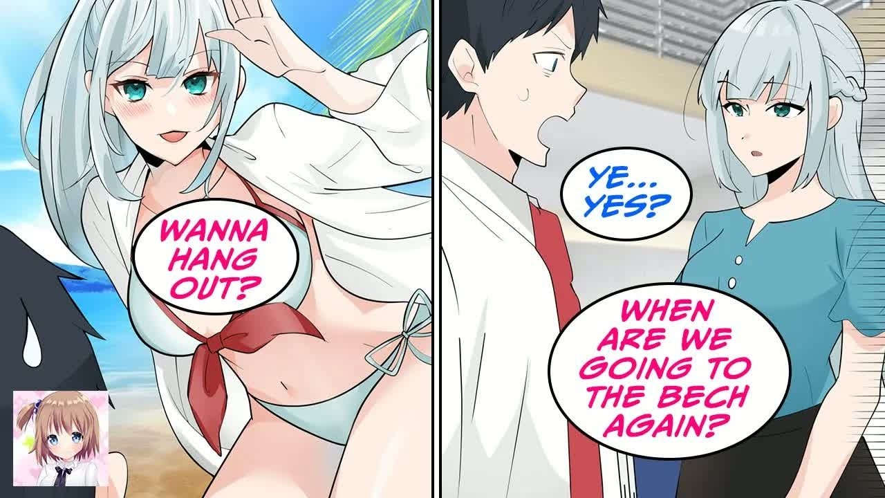 RomCom A beautiful girl with a glamarous body hit on me at the beach! Manga Dub