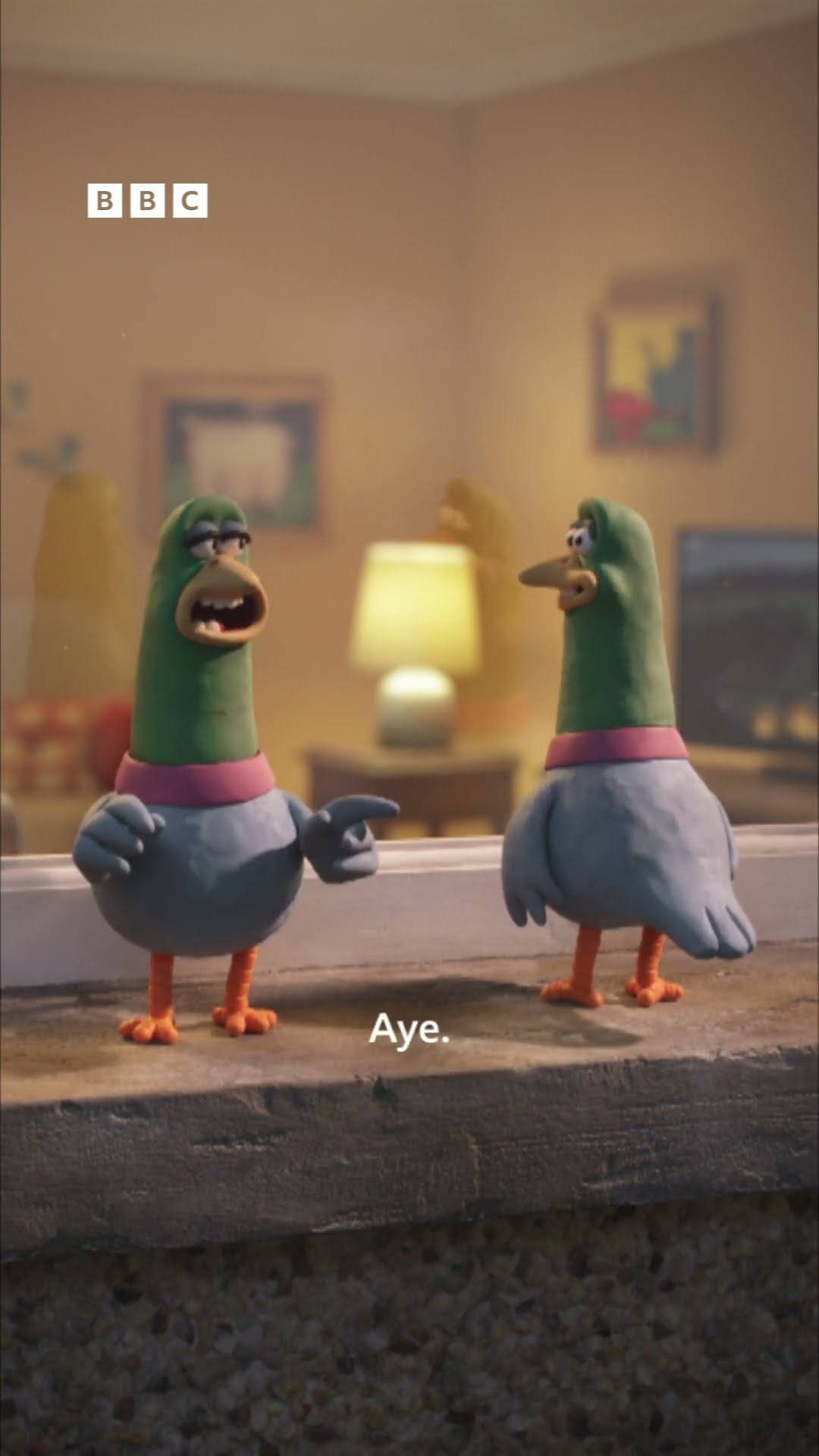 This pigeon is a huge fan of The Traitors