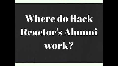 Inside of Hack Reactor