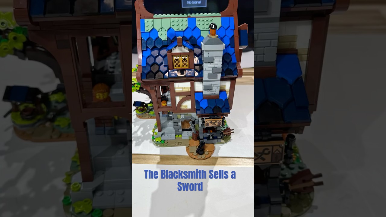 LEGO Blacksmith: Selling a Sword in Stop Motion 