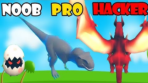NOOB vs PRO vs HACKER - Dino Survivor Evolve Fight | Gameplay Walkthrough (Android,iOS)