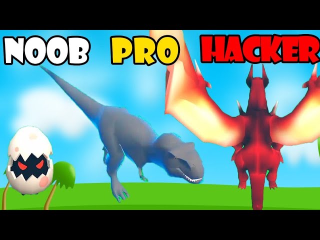 NOOB vs PRO vs HACKER in Dino Evolution Run 3D 