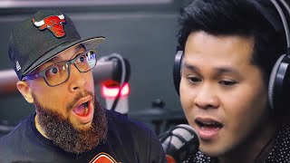 American Videographer FIRST time EVER hearing Marcelito Pomoy - The Prayer! BEST REACTION