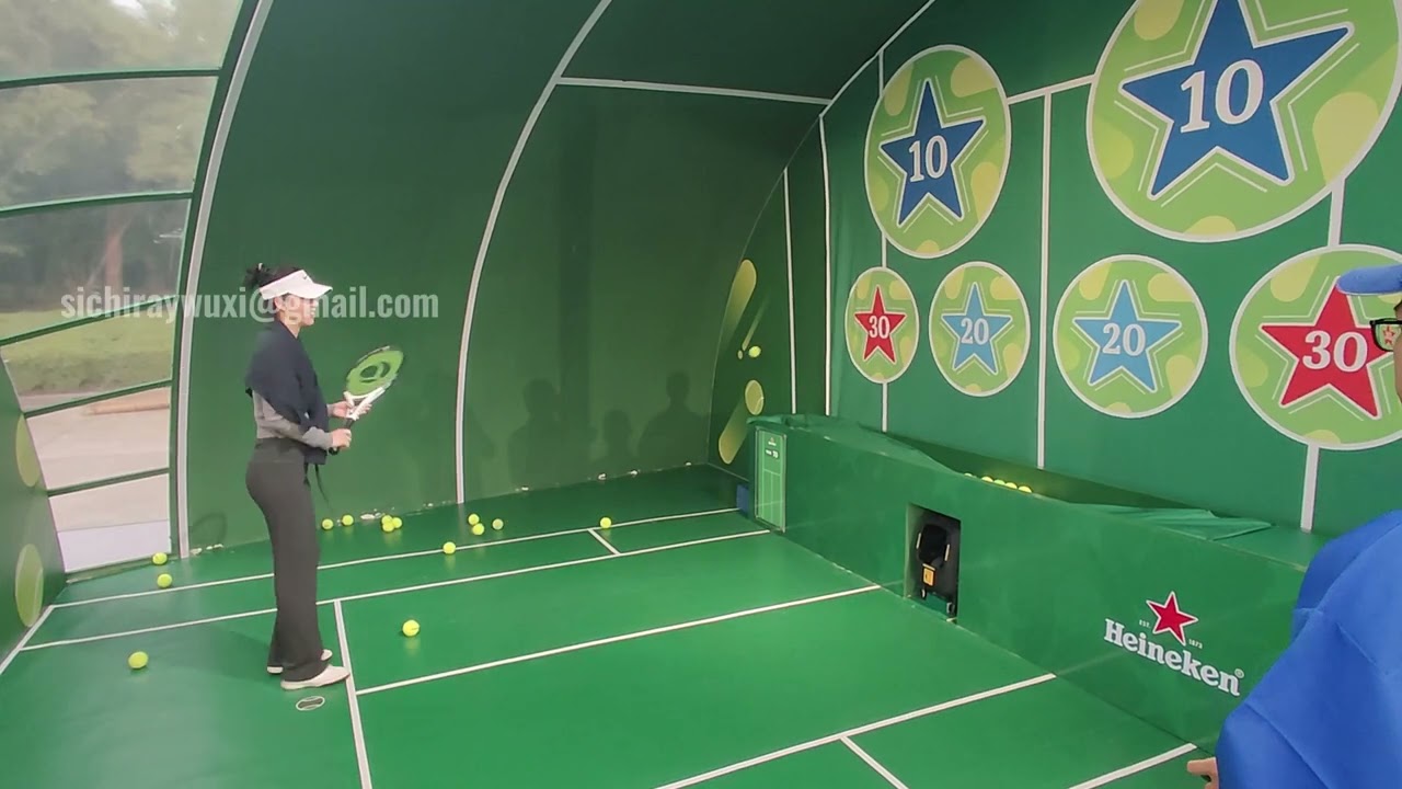 Future Sports Experience：Unmanned Self-service Tennis: Anytime, anywhere, swing free