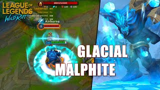 GLACIAL Malphite - LoL WILD RIFT Skin Spotlight