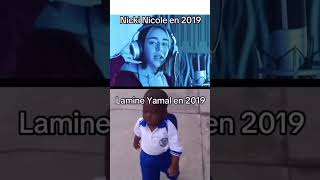 Nicki Nicole and Lamine Yamal in 2019 #lamineyamal #nickinicole #datingadvice #dating #soccerplayer