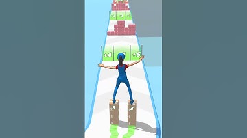 TOWER RUN CHALLENGE 💯🔥with Red Squid play Game #funny #shorts