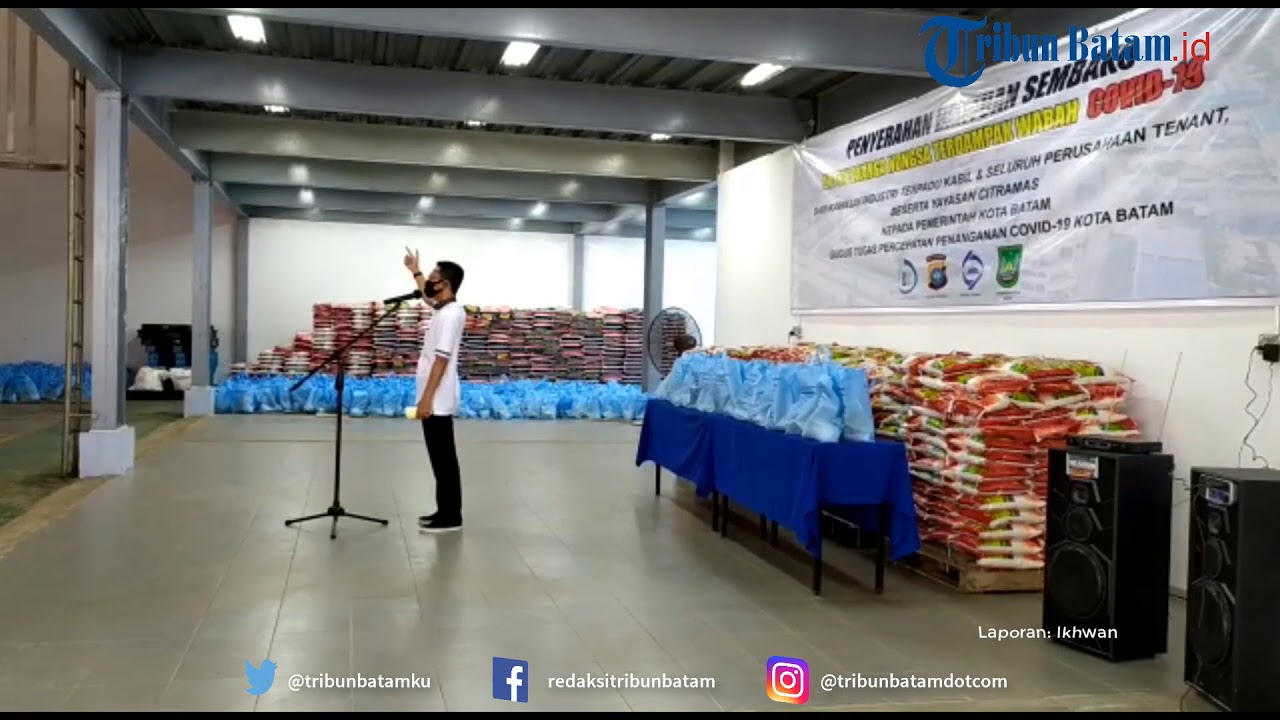 Citramas Group Berikan Bantuan 3 Ribu Paket Sembako untuk Warga Batam