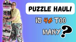 Is This Too Many Check Out This Ginormous Pile Of Puzzles Ive Just Added To My Collection