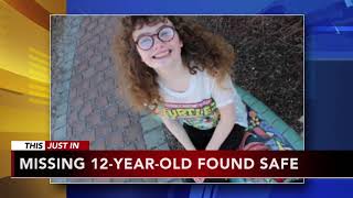 Police locate missing 12 year old