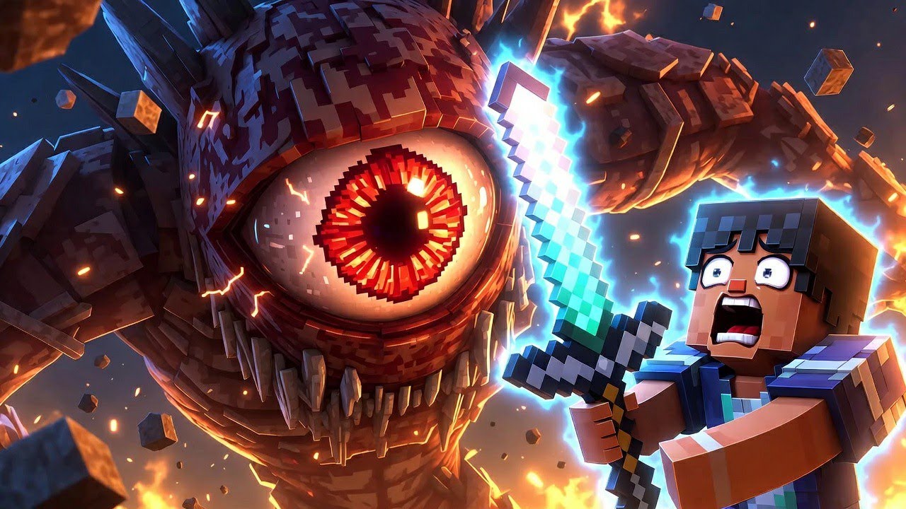 This Cyclops Almost Ended My World | Minecraft Bedrock RLCraft EP 2