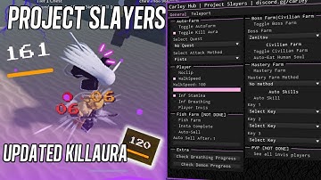 ROBLOX PROJECT SLAYERS NEW OP SCRIPT/HACK | OP KILLAURA , AUTO BOSSES , INF BREATHING...| *UPTADED*