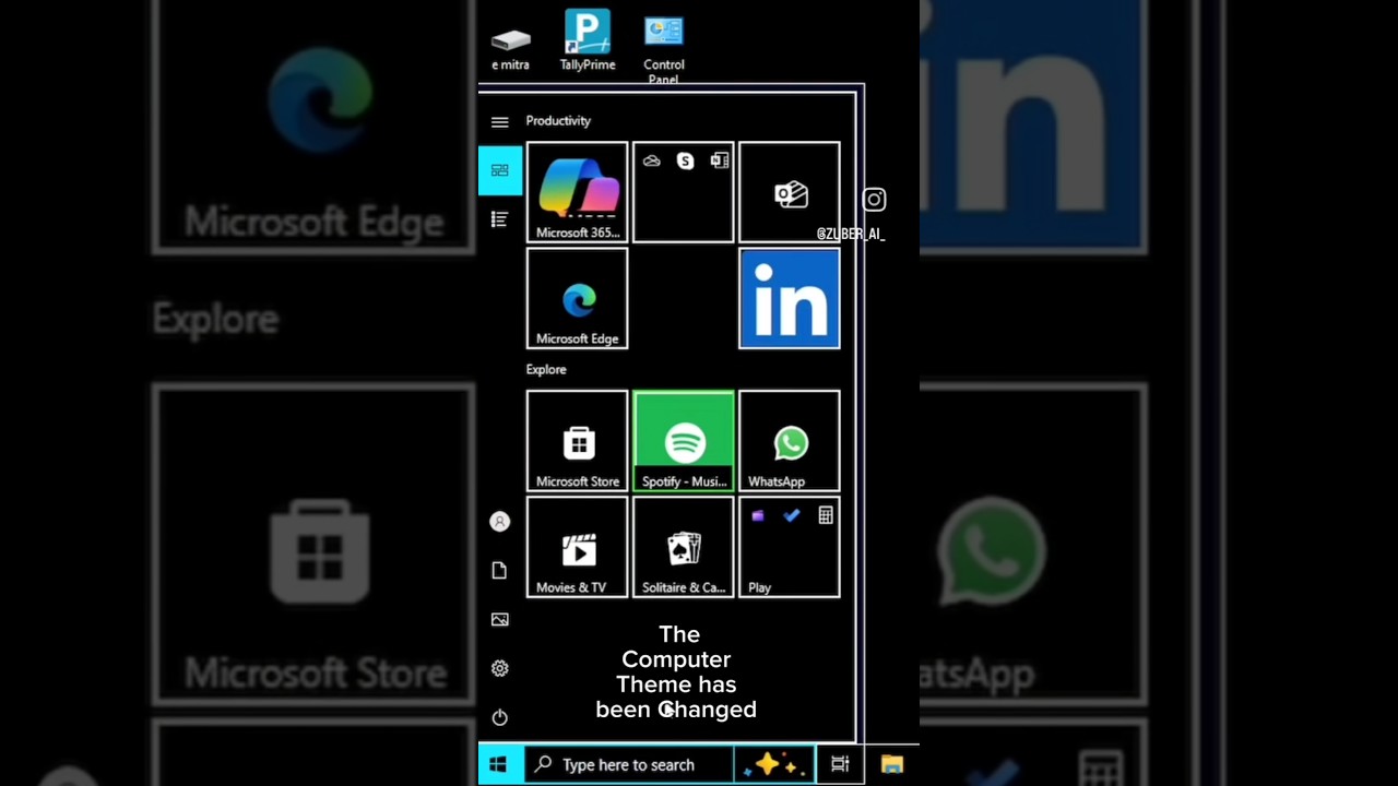 High Contrast Theme Shortcut Trick | Zuber Sir