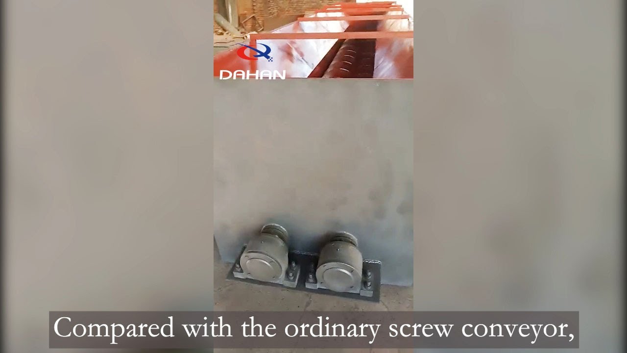 Cement double screw conveyor