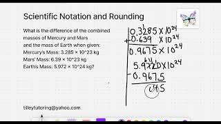 Scientific Notation and Rounding