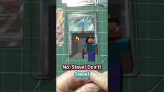 Minecraft Steve Crashed My Pokemon Card Pack Opening