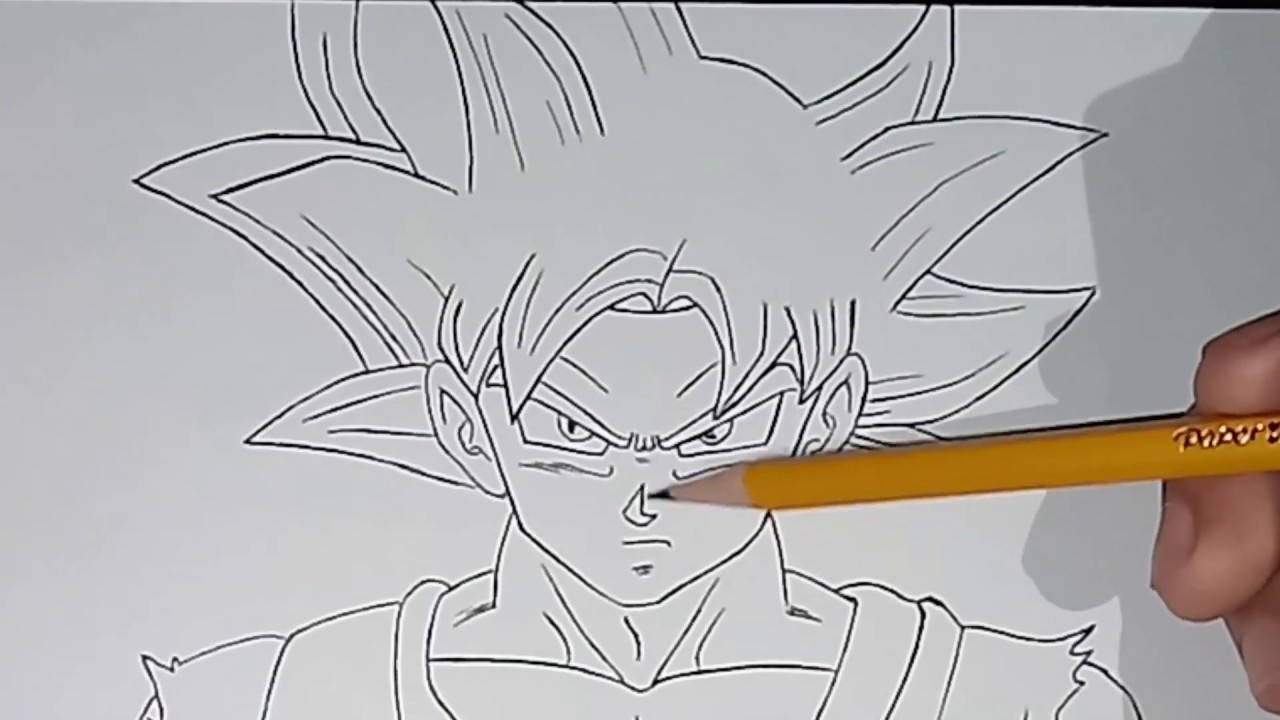 Cómo Dibujar A Goku Ssj Blue Kaioken x20 | The Art - YouTube