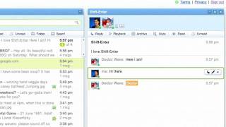 Replying with Shift+Enter