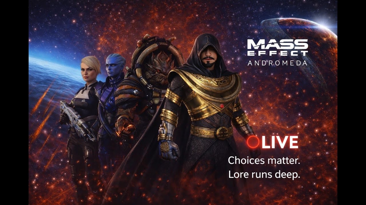 ˚.⋆🪐 ⋆⭒ MASS EFFECT ANDROMEDA LIVE — Pathfinder Mission Continues