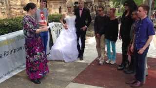 Marriage Equality Demonstration at Fred Nile's Wedding