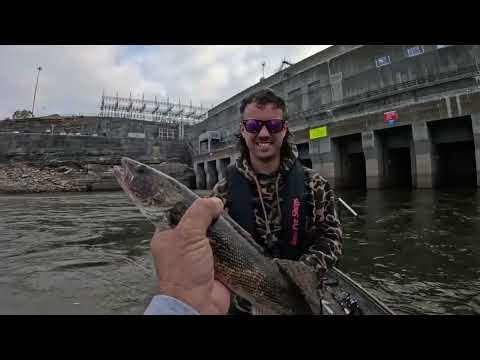Fishing Old Hickory Dam In Nashville Tennessee