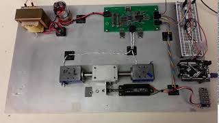 Linear Actuator powered by Solenoids and controlled by an Adafruit Metro M4