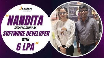 Nandita Kumari Placed as Software Developer at 6 LPA | 2025 CSE Fresher | JSpiders BTM Success Story