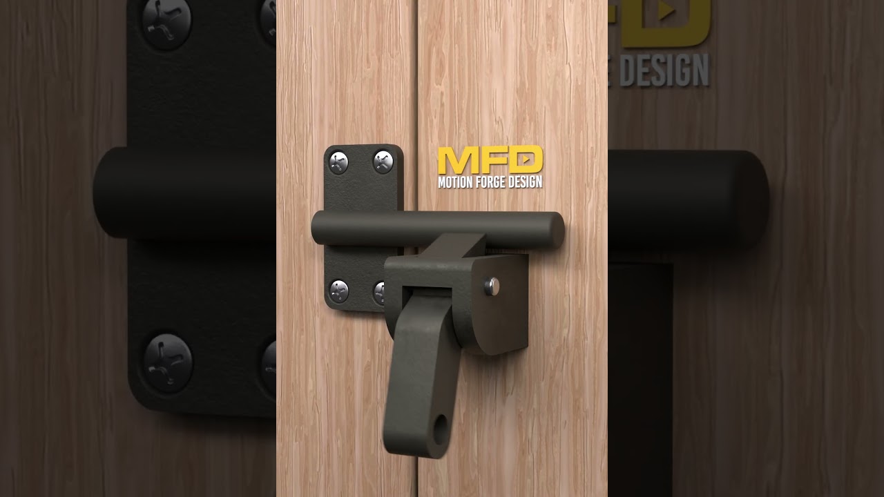 Simple automatic gate latch ideas locking mechanism 