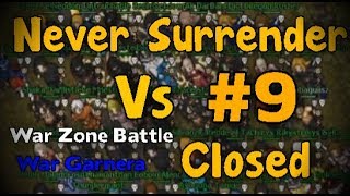 Tibia War Garnera Never Surrender Vs Closed #9 mais garnera e closed