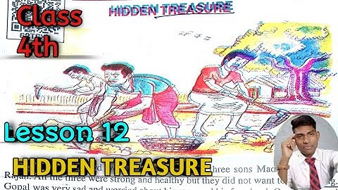 English Class 4th /Lesson 12 HIDDEN TREASURE  /Up Bord Rainbow Book !