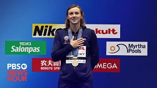 Katie Ledecky makes swimming history with major world championship wins