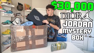 I Bought A $30,000 Dior Jordan Mystery Box.... (INSANE)