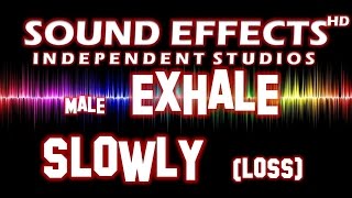 SFX - SOUND EFFECT: LANGSAM AUSATMEN (RATLOS) - EXHALE SLOWLY ( LOSS)