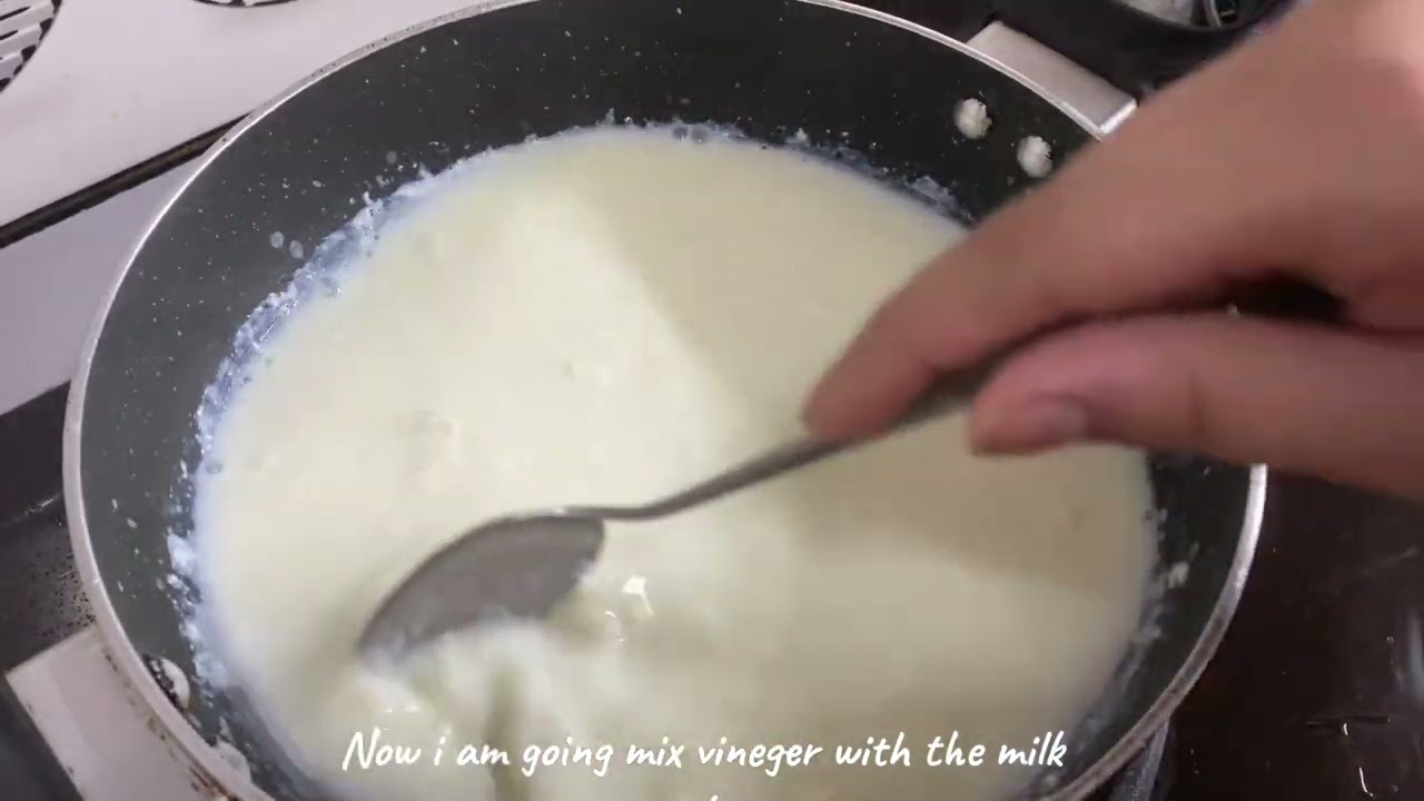 Homemade cheese process😋By Chef Sabii