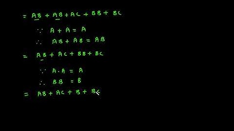 Logic Simplification Using Boolean Algebra 1 | Electrical and Electronics Engineering