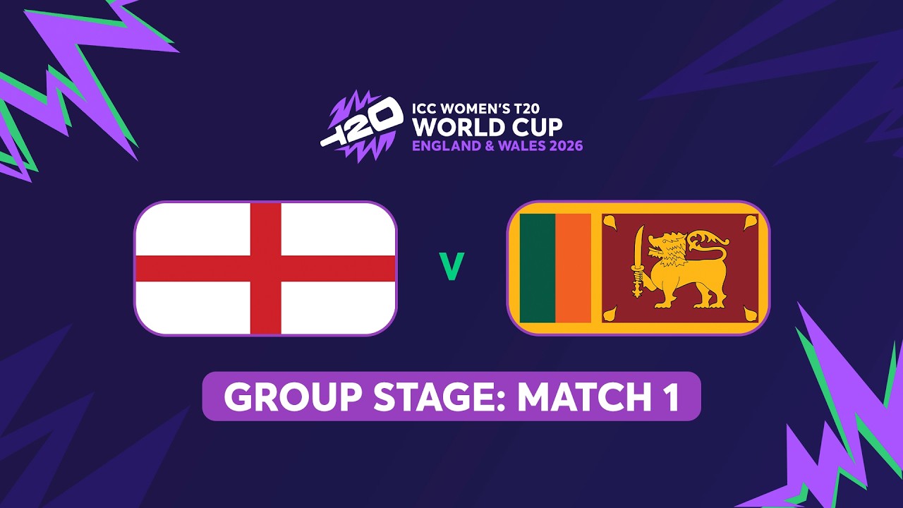ICC Women's T20 World Cup 2026: Sri Lanka vs England(English) #t20worldcup