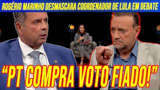 Rogério Marinho exposes PT coordinator Edinho Silva in a debate on GloboNews.