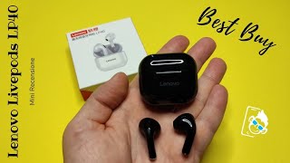 Auricolari wireless Lenovo LivePods LP40 con custodia di ric