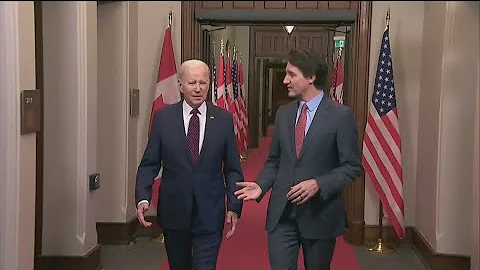 Biden makes first presidential visit to Canada, announces agreement on asylum seekers