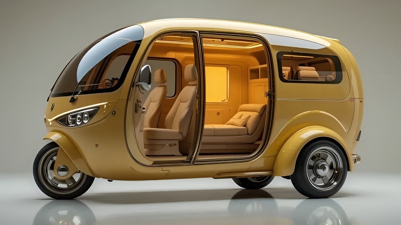 2026 Tricycle Camper | The 3-Wheeled Transformer That Becomes a Luxury ...