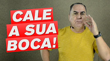 Como calar a boca de uma pessoa chata?