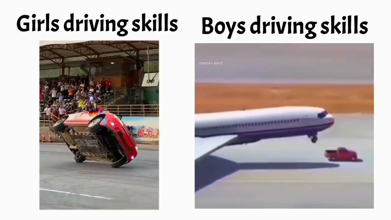 Girls vs Boys Driving skill 😎 | Girl vs Boys | WFB VIDEOS