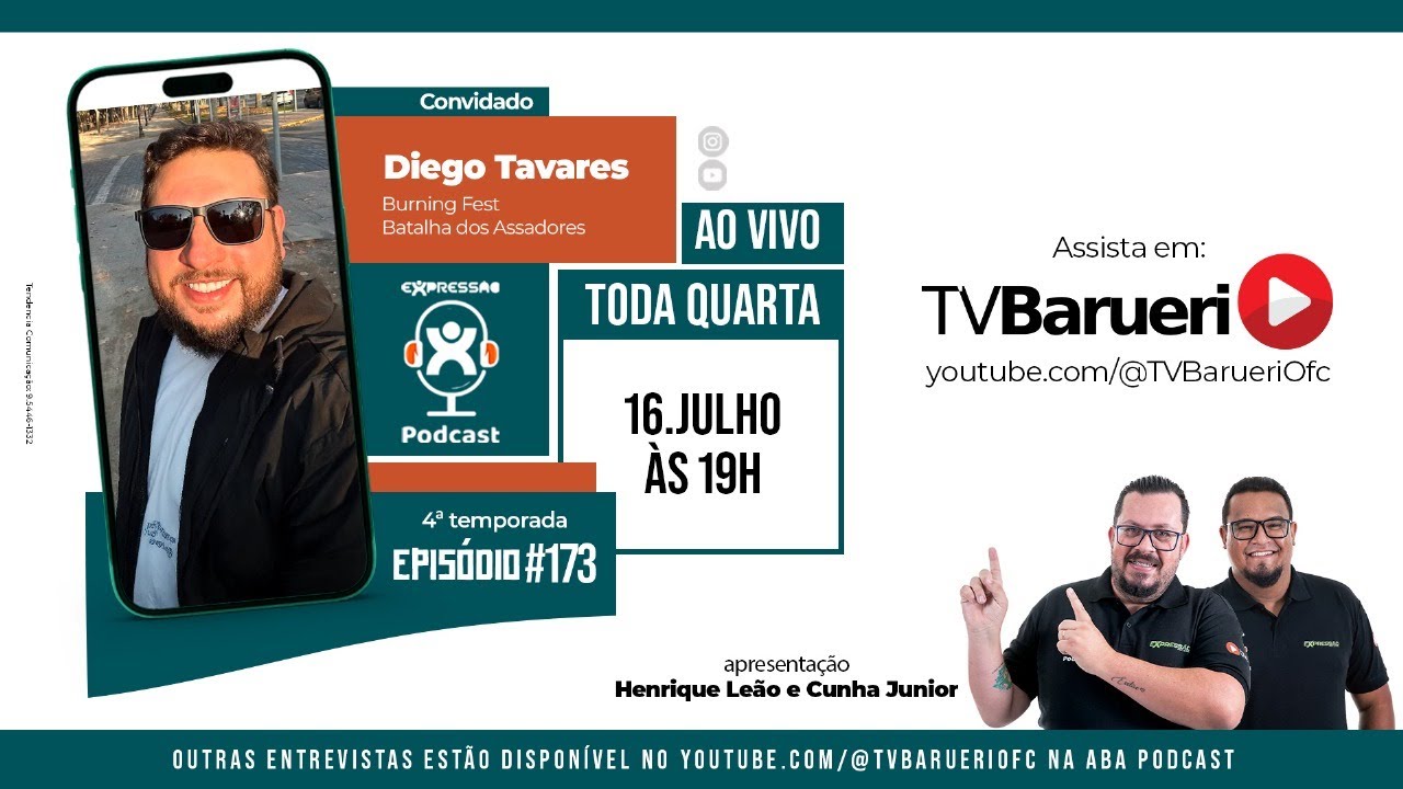 Diego Tavares | Expressão Podcast – 16/07