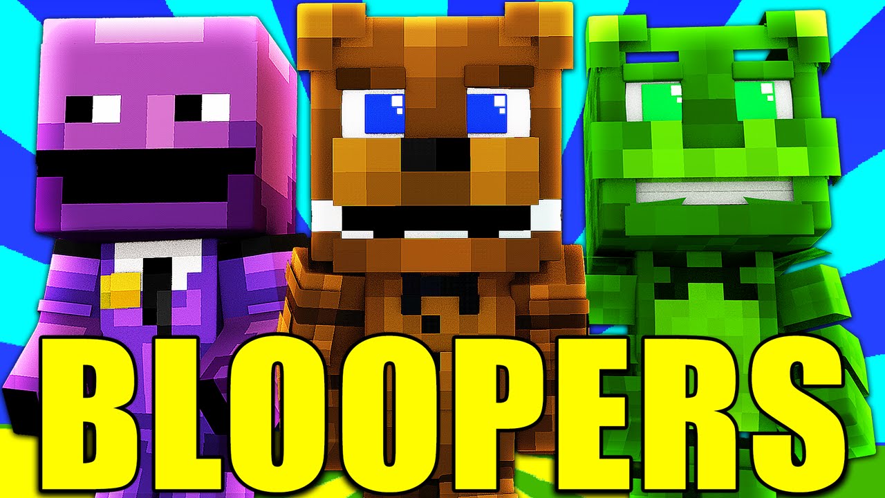 unspeakablegaming fortnite FNAF World - BLOOPERS (Minecraft Roleplay)