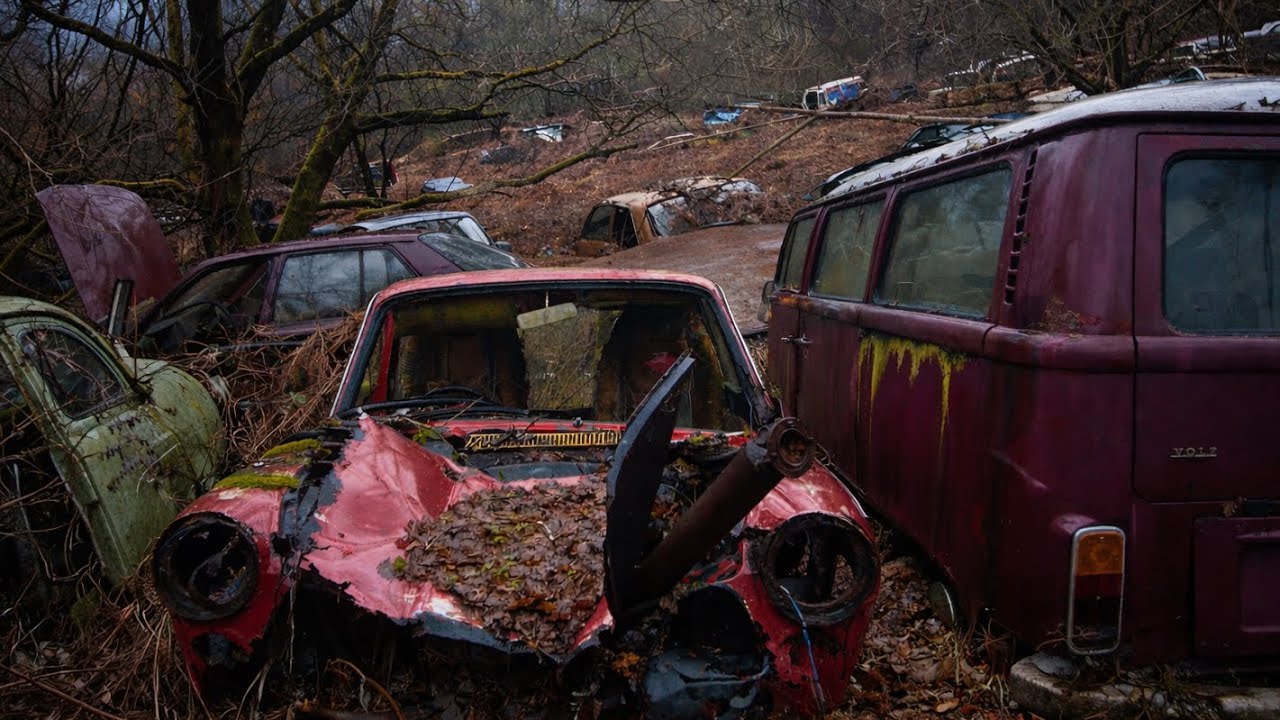 We Found Abandoned Cars whilst exploring abandoned hoarders place with everything left behind