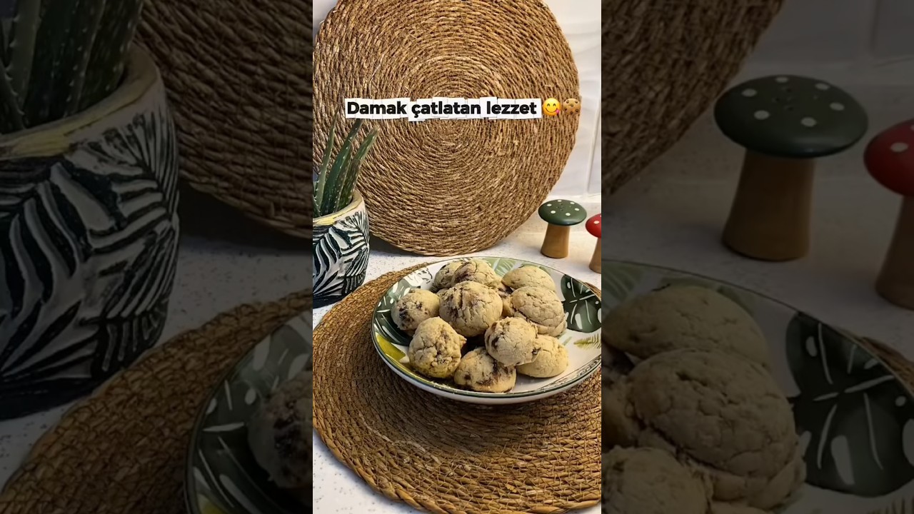 Parça çikolatalı kurabiye.🍪#kurabiye #tombikmutfak#yemektarifleri #pratiktarifler