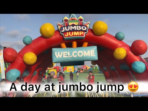 Jumbo jump karachi ❤️🫶 world’s largest jumping castle 😍