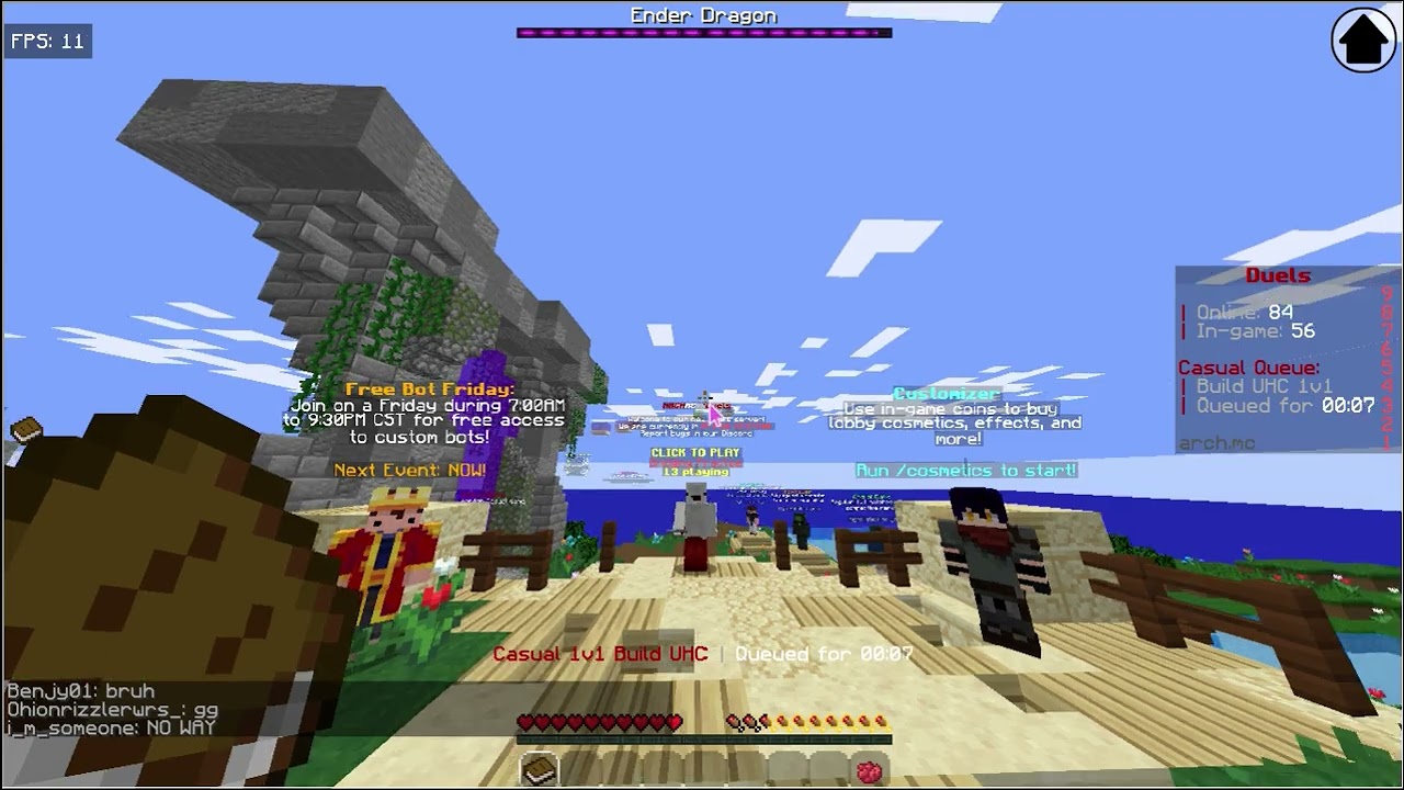 Grinding Minecraft 1.8.8 Build UHC 