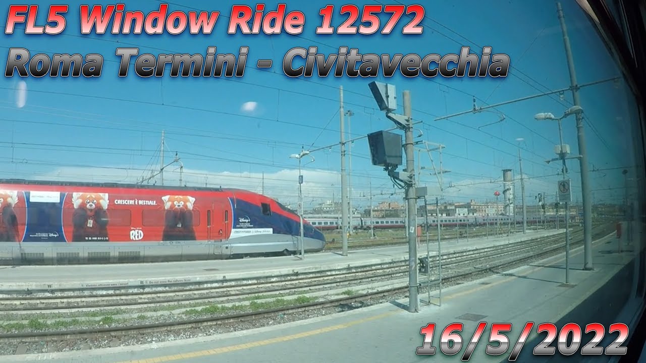 [FL5] Window Ride Roma Termini - Civitavecchia