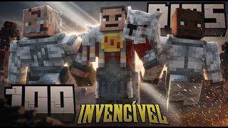 SOBREVIVI 100 DIAS NO MOD DO INVENCÍVEL NO MINECRAFT MAS VS THRAGG ! 